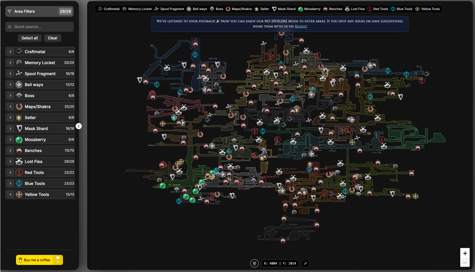 TheSilksongMap.com Silksong Map